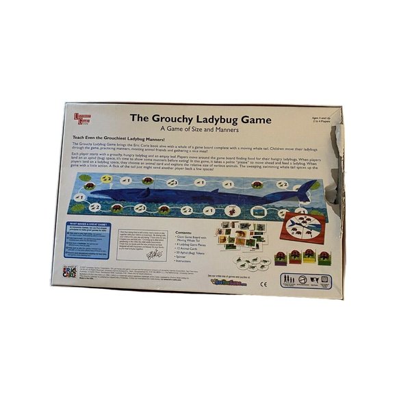 The Grouchy Lady Bug Game - World of Eric Carle - Game of Size and Manners -NEW - Picture 6 of 10